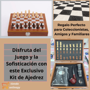 KIT DE AJEDREZ PORTA WISKY Y PIPA