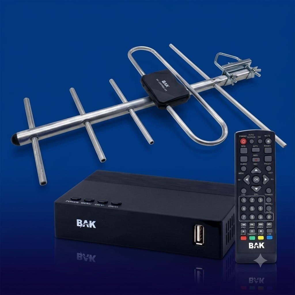 CONVERSOR TV DIGITAL BAK BK-2026 - ISDBT - Imagen 2